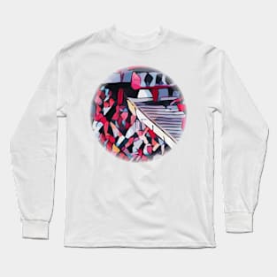 Abstract Plate 1 Long Sleeve T-Shirt